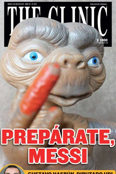 La copertina di un settimanale satirico chileno. 
